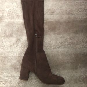 Franco Sarto Over knee faux suede boots